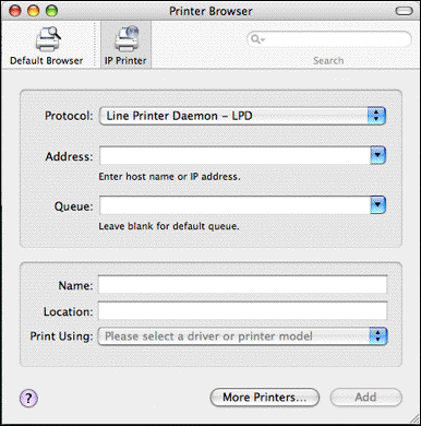 printer browser
