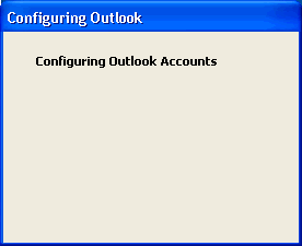 Configuring Outlook dialog box