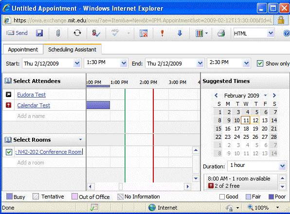 mtg scheduler