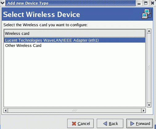 Select Wireless Device