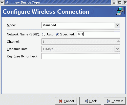 Configure Wireless Device