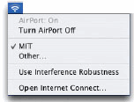 airport menu