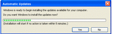 begin installation dialog box