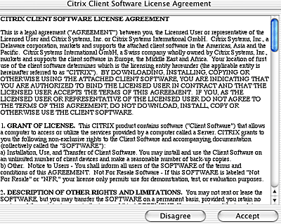 license agreement