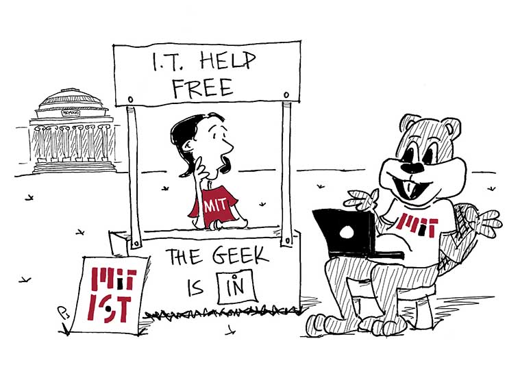 IT help cartoon