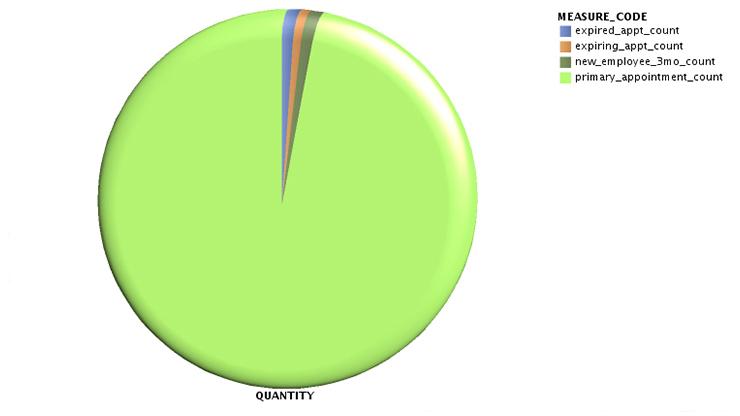 Cognos pie chart